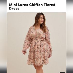 Torrid mini dress floral size 1 but can also fit size 2